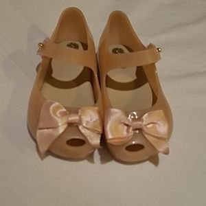 Mini Melissa pink ballet jelly with bow 8